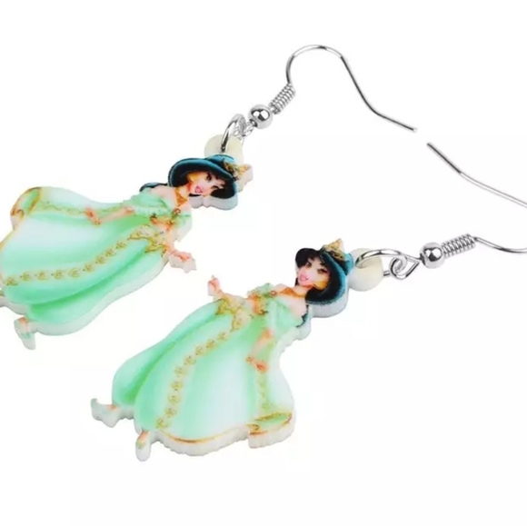 Jewelry - ACRYLIC EARRINGS : PRINCESS JASMINE
